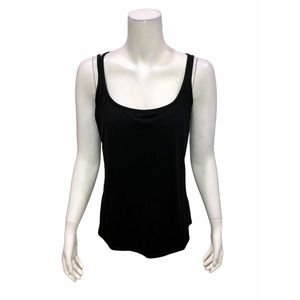 Susan Lucci Collection Women's Cross Back Strap Tank Top Black XXX-Small Size